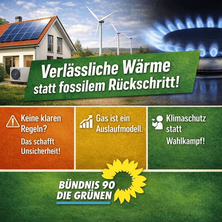 Wärmewende braucht Verlässlichkeit – nicht kurzfristige Kurswechsel